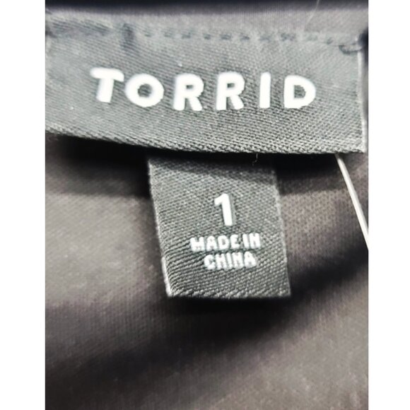NWT Torrid 1 Plaid Textured Skater Dress 1X 14 16 - Picture 7 of 10